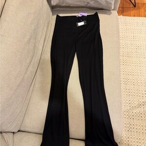 Rag & Bone Black Knit Flare Pants